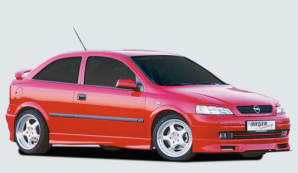 Opel Astra G Rieger Spoilerlippe nicht für OPC-Modelle! ABS, 
inkl. Gutachten, Montagezubehör