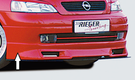 Opel Astra G Rieger Spoilerlippe nicht für OPC-Modelle! ABS, 
inkl. Gutachten, Montagezubehör