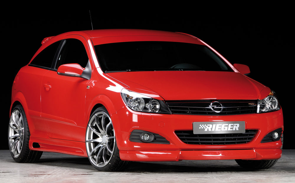 Opel Astra H GTC Rieger Spoilerlippe   nicht für OPC ABS, 
Montagezubehör, ABE