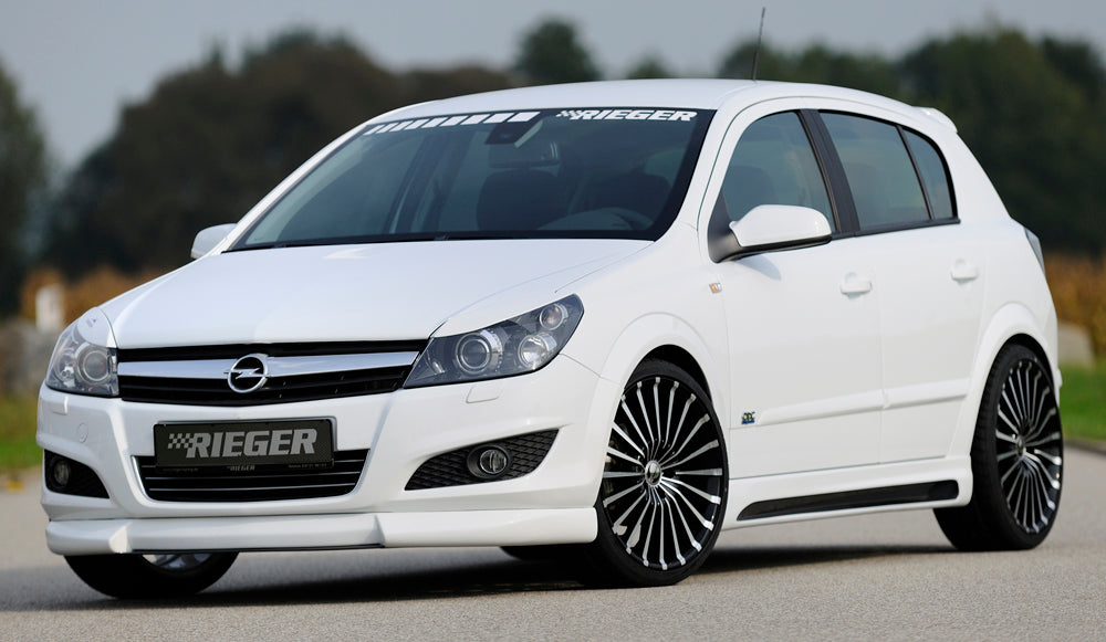 Opel Astra H Rieger Spoilerlippe    ABS, 
inkl. Montagezubehör