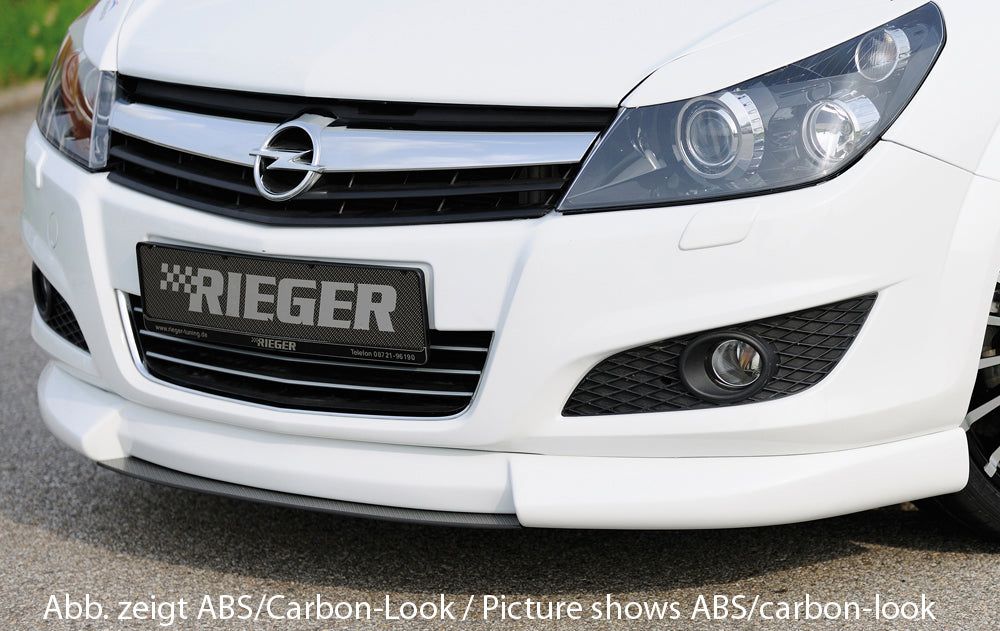 Opel Astra H Rieger Spoilerschwert für Spoilerlippe 51277 mittig, für Spoilerlippe, ABS, 
Montagezubehör