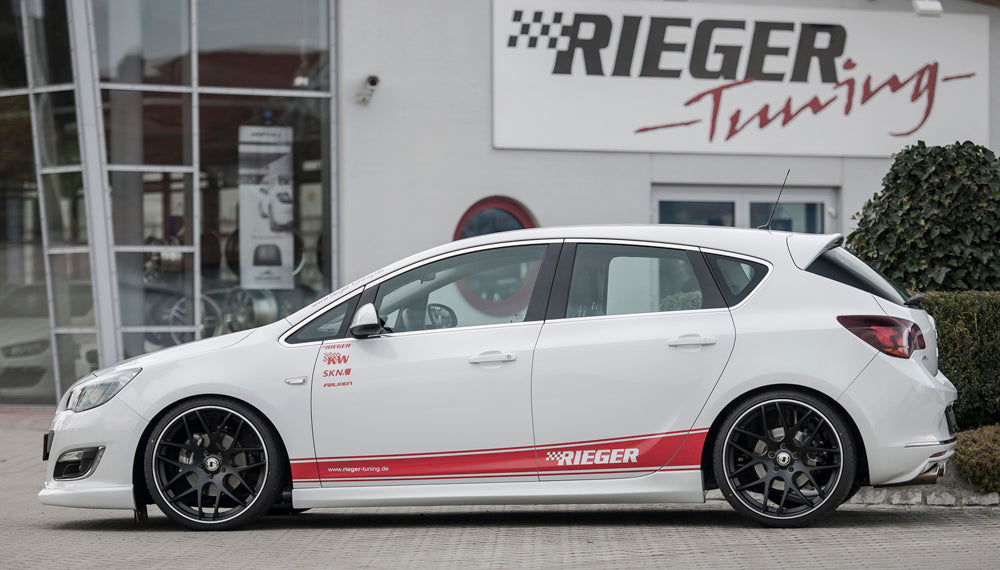 Opel Astra J Rieger Seitenschweller  links, ABS, 
inkl. Montagezubehör, Gutachten