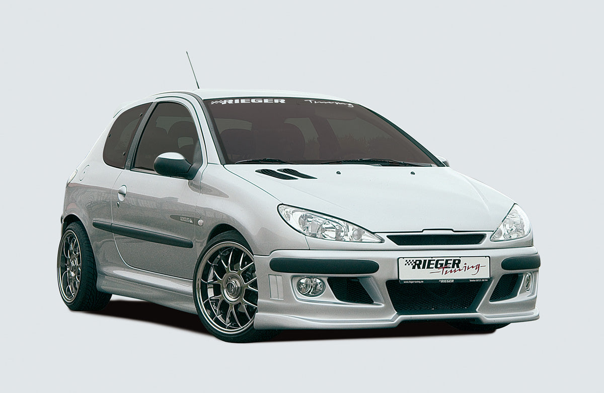 Peugeot 206 Rieger Grill    ABS, 
inkl. Alugitter, Montagezubehör, ABE