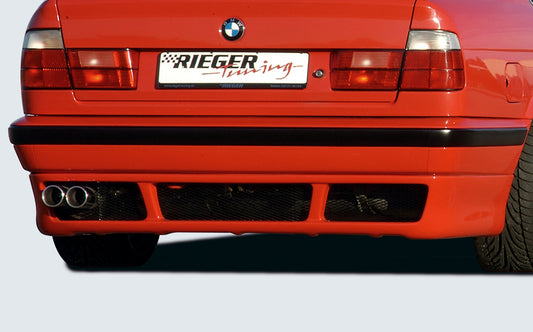 BMW 5er E34 Rieger Heckansatz E39-Look  -> nicht für M5-Modelle ABS, 
inkl. Alugitter, Gutachten, Montagezubehör
