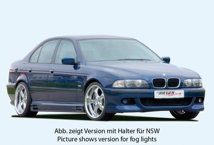 BMW 5er E39 Rieger Spoilerstoßstange   ABS, für Fzg. mit Scheinwerferreinigungsanlage, 
inkl. Alugitter, Gutachten, Montagezubehör