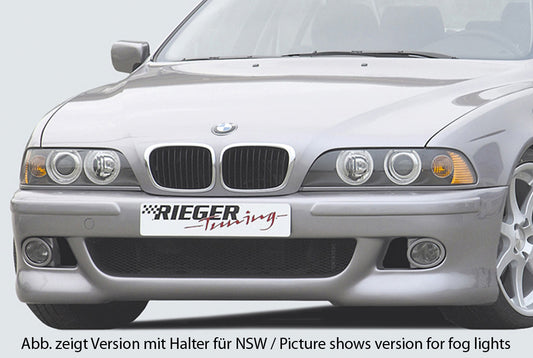 BMW 5er E39 Rieger Spoilerstoßstange   ABS, für Fzg. mit Scheinwerferreinigungsanlage, 
inkl. Alugitter, Gutachten, Montagezubehör