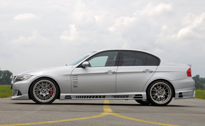 BMW 3er E90 Rieger Spoilerstoßstange   -> Rückfrage ob 330i oder normal ! ABS, für Fzg. mit Einparkhilfe (PDC), 
inkl. Alugitter, Montagezubehör, ABE