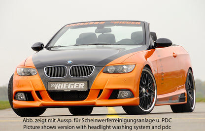 BMW 3er E92 Rieger Spoilerstoßstange    ABS, 
inkl. Alugitter, Montagezubehör, ABE