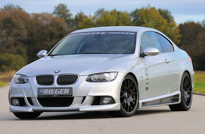 BMW 3er E92 Rieger Spoilerstoßstange    ABS,  für Fzg. mit Scheinwerferreinigungsanlage, 
incl. Alugitter, Montagezubehör, ABE