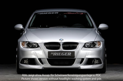 BMW 3er E92 Rieger Spoilerstoßstange    ABS,  für Fzg. mit Scheinwerferreinigungsanlage, 
incl. Alugitter, Montagezubehör, ABE