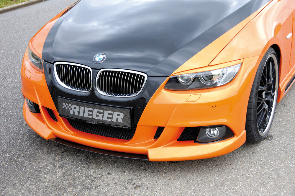 BMW 3er E92 Rieger Spoilerstoßstange    ABS,  für Fzg. mit Scheinwerferreinigungsanlage, Einparkhilfe, 
Alugitter, Montagezubehör, ABE