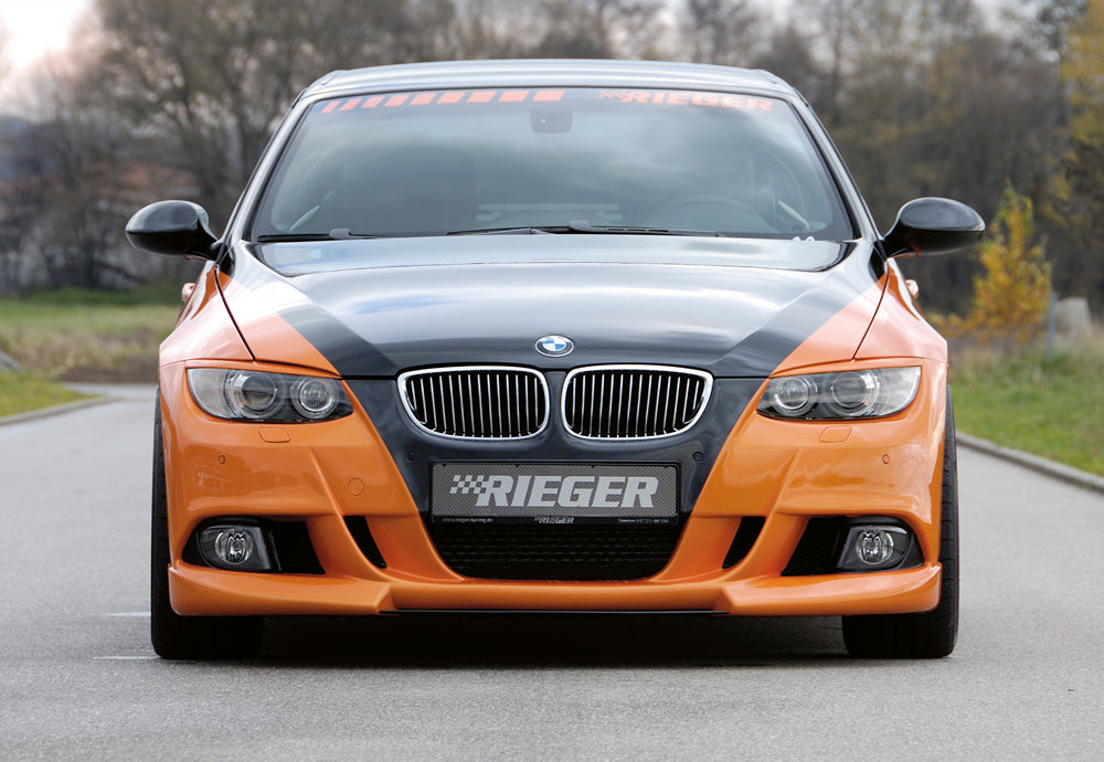 BMW 3er E92 Rieger Spoilerstoßstange    ABS,  für Fzg. mit Scheinwerferreinigungsanlage, Einparkhilfe, 
Alugitter, Montagezubehör, ABE