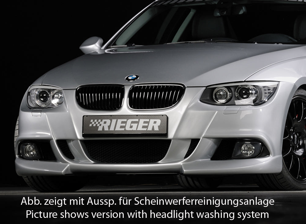 BMW 3er E92 Rieger Spoilerstoßstange    ABS, 
inkl. Alugitter, Montagezubehör, ABE