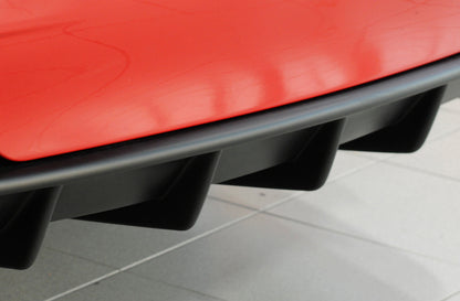 BMW 3er F30  (3L) Rieger Heckeinsatz nur für M-Paket-Heckschürze für orig. Doppelendrohr li, ABS, für Fzg. mit M-Technik, 
inkl. Montagezubehör, Gutachten