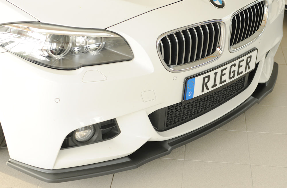 BMW 5er F10  (5L) Rieger Spoilerschwert für orig. Frontschürze, ABS, für Fzg. mit M-Sport-Paket, 
inkl. Montagezubehör, ABE