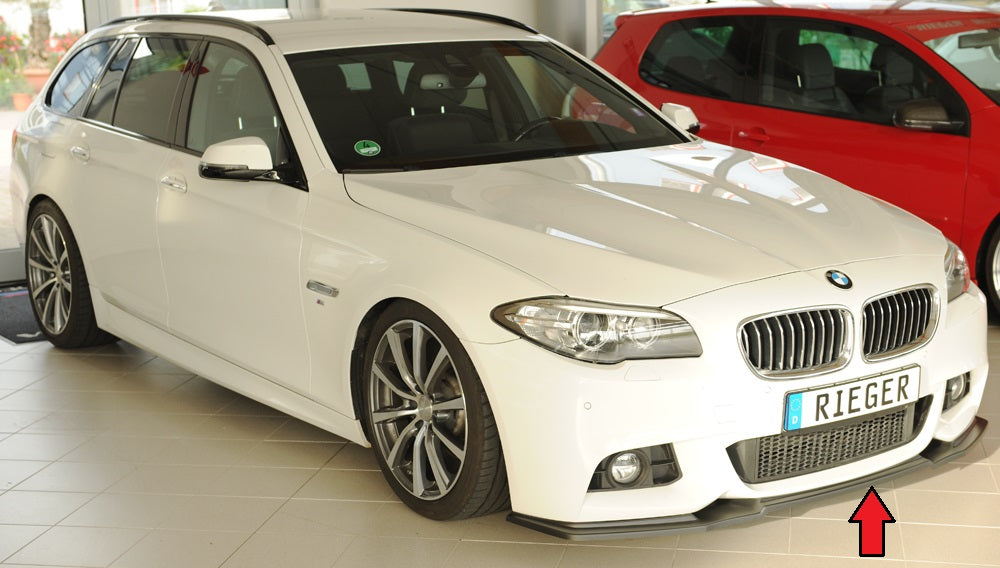 BMW 5er F10  (5L) Rieger Spoilerschwert für orig. Frontschürze, ABS, für Fzg. mit M-Sport-Paket, 
inkl. Montagezubehör, ABE