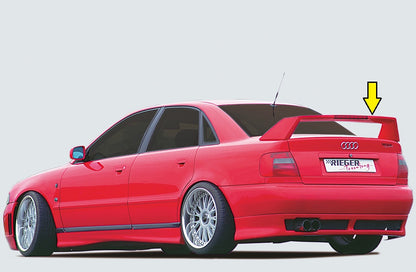 Audi A4 (B5) Rieger Heckflügel mit 3. Bremsleuchte, PUR, 
Montagezubehör, ABE