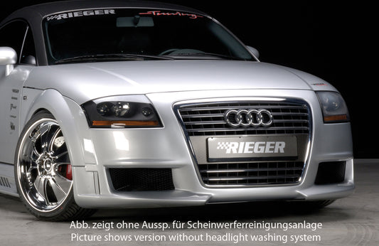 Audi TT (8N) Rieger Spoilerstoßstange R-Frame  Achtung: Grill muss separat bestellt werden! ABS, für Fzg. mit Scheinwerferreinigungsanlage, 
inkl. Alugitter, Montagezubehör, ABE
