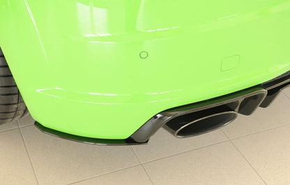Audi TT RS (8J/8J1-FV/8S) Rieger Heckschürzenansatz seitlich links nur für orig. Heckschürze TT-RS links, für orig. Heckschürze, ABS, für Fzg. mit S-Line Exterieur, 
inkl. Montagezubehör, Gutachten