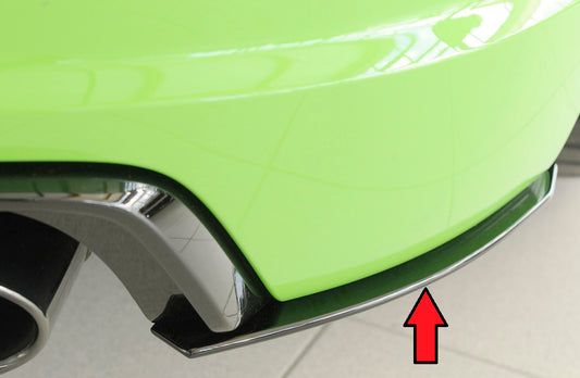 Audi TT RS (8J/8J1-FV/8S) Rieger Heckschürzenansatz seitlich rechts nur für orig. Heckschürze TT-RS rechts, für orig. Heckschürze, ABS, für Fzg. mit S-Line Exterieur, 
inkl. Montagezubehör, Gutachten
