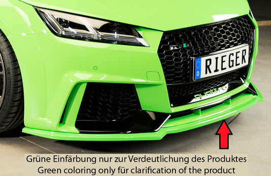 Audi TT RS (8J/8J1-FV/8S) Rieger Spoilerschwert für orig. TT-RS Frontschürze für orig. Frontschürze, ABS, 
inkl. Montagezubehör, ABE