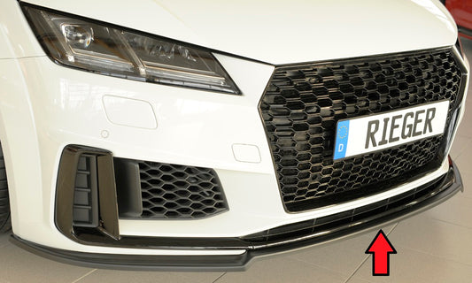 Audi TT (8J-FV/8S) Rieger Spoilerschwert für orig. S-Line-Frontschürze für orig. Frontschürze, ABS, für Fzg. mit S-Line Exterieur, 
inkl. Montagezubehör, ABE