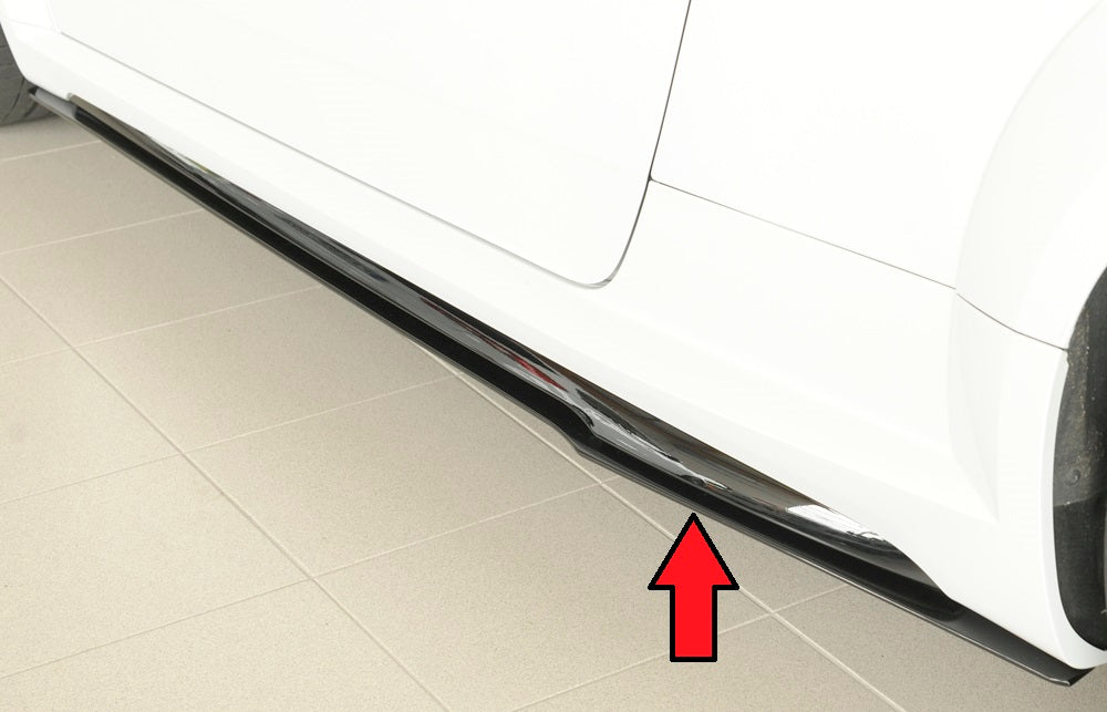 Audi TT (8J-FV/8S) Rieger Seitenschwelleransatz nur für S-Line-Schweller auch TTS / TT-RS links, für orig. Seitenschweller, ABS, für Fzg. mit S-Line Exterieur, 
inkl. Montagezubehör, Gutachten