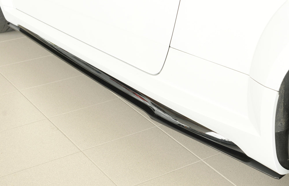 Audi TT (8J-FV/8S) Rieger Seitenschwelleransatz nur für S-Line-Schweller auch TTS / TT-RS links, für orig. Seitenschweller, ABS, für Fzg. mit S-Line Exterieur, 
inkl. Montagezubehör, Gutachten
