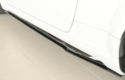 Audi TT (8J-FV/8S) Rieger Seitenschwelleransatz nur für S-Line-Schweller auch TTS / TT-RS links, für orig. Seitenschweller, ABS, für Fzg. mit S-Line Exterieur, 
inkl. Montagezubehör, Gutachten