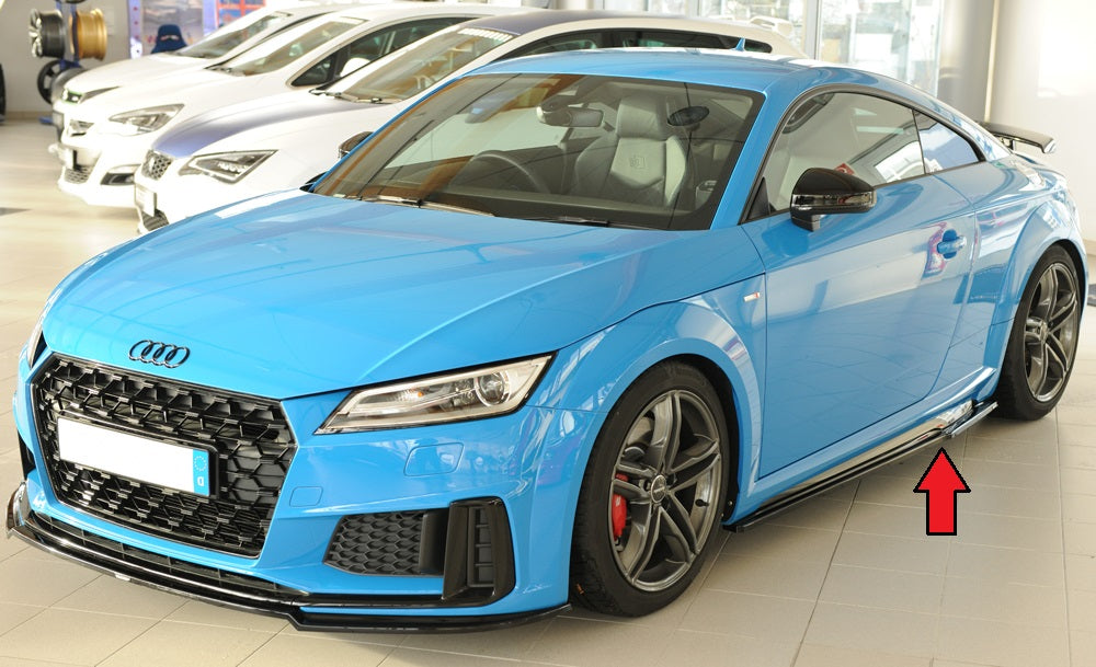 Audi TT (8J-FV/8S) Rieger Seitenschwelleransatz (ca. 19mm) links, für orig. Seitenschweller, ABS, für Fzg. mit S-Line Exte...