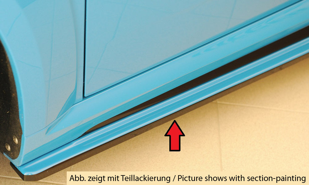 Audi TT (8J-FV/8S) Rieger Seitenschwelleransatz (ca. 19mm) links, für orig. Seitenschweller, ABS, für Fzg. mit S-Line Exte...