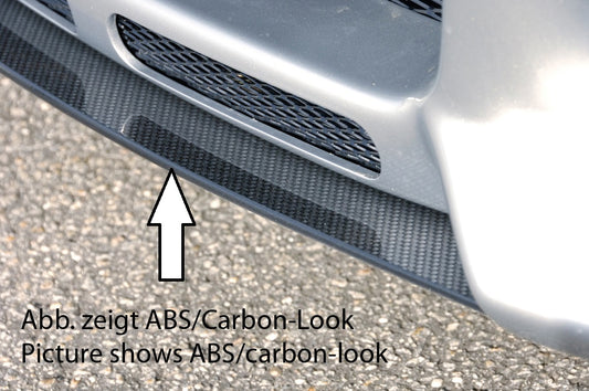 Audi A4 (8E) Typ B6 Rieger Spoilerschwert für Spoilerstoßstange 55233/34/35/36/37/38/51/52 mittig, für Spoilerstoßstange, ABS, 
inkl. Montagezubehör, ABE