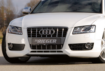 Audi A5 (B8/B81) Rieger Spoilerlippe  ABS, für Fzg. ohne S-Line Exterieur, 
inkl. Montagezubehör, ABE