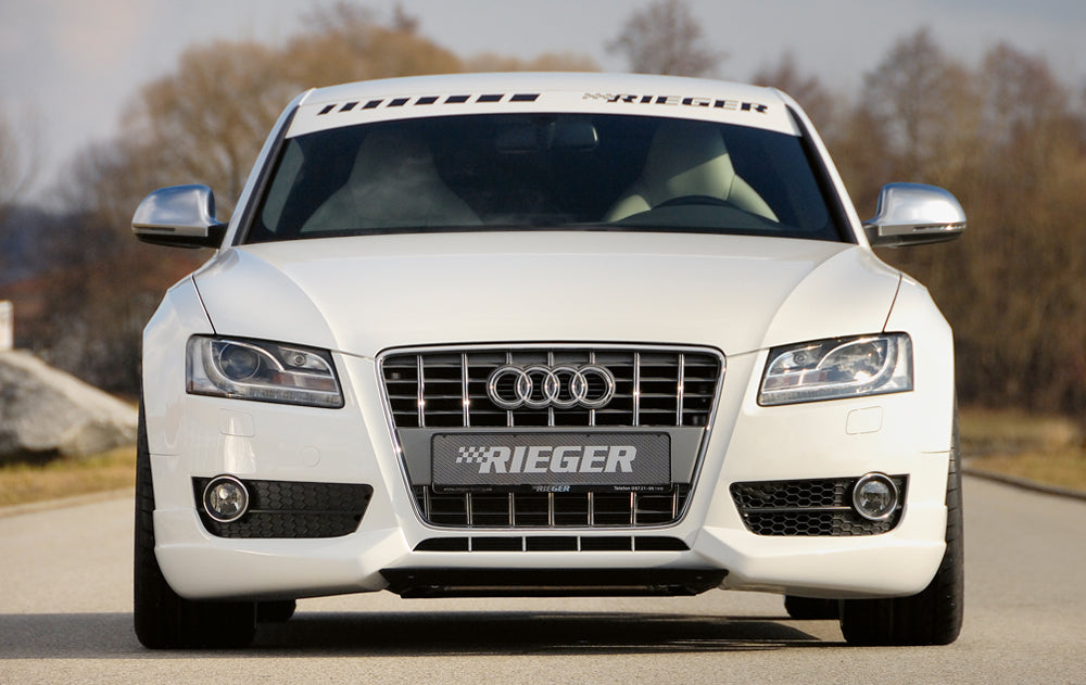 Audi A5 (B8/B81) Rieger Spoilerlippe  ABS, für Fzg. ohne S-Line Exterieur, 
inkl. Montagezubehör, ABE