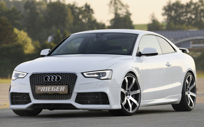 Audi A5 (B8/B81) Rieger Spoilerstoßstange  ABS, für Fzg. mit Scheinwerferreinigungsanlage, S-Line Exterieur und ohne S-Line Exterieur, 
inkl. Montagezubehör, ABE
