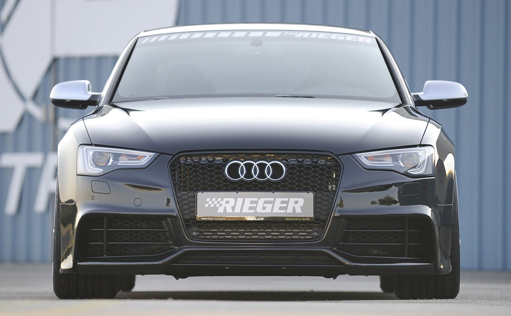 Audi A5 (B8/B81) Rieger Spoilerstoßstange  ABS, für Fzg. mit Scheinwerferreinigungsanlage, S-Line Exterieur und ohne S-Line Exterieur, 
inkl. Montagezubehör, ABE