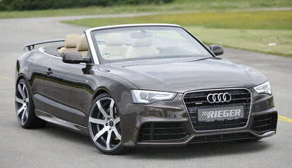 Audi A5 (B8/B81) Rieger Spoilerstoßstange  ABS, für Fzg. mit Scheinwerferreinigungsanlage, S-Line Exterieur und ohne S-Line Exterieur, 
inkl. Montagezubehör, ABE