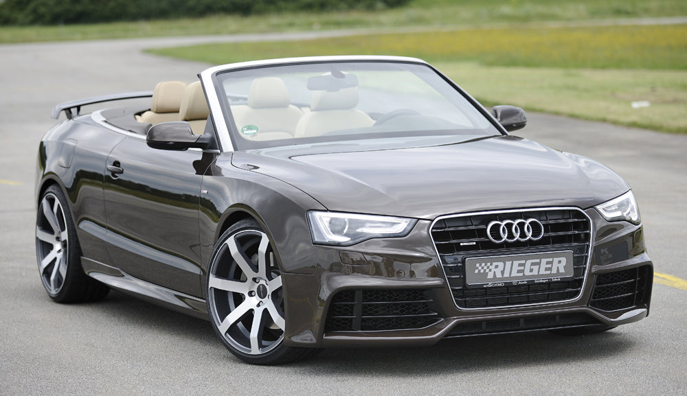 Audi A5 (B8/B81) Rieger Spoilerstoßstange  ABS, für Fzg. mit Einparkhilfe (PDC), S-Line Exterieur und ohne S-Line Exterieur, 
inkl. Montagezubehör, ABE