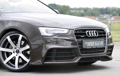 Audi A5 (B8/B81) Rieger Spoilerstoßstange  ABS, für Fzg. mit Einparkhilfe (PDC), S-Line Exterieur und ohne S-Line Exterieur, 
inkl. Montagezubehör, ABE