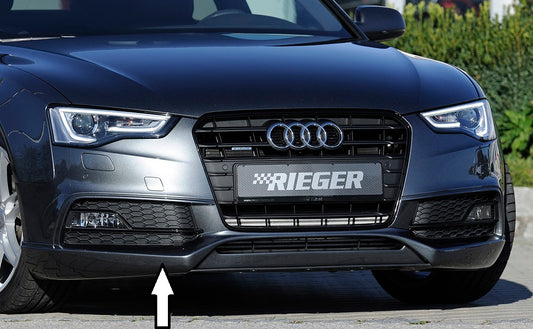 Audi A5 (B8/B81) Rieger Spoilerlippe  ABS, für Fzg. mit S-Line Exterieur, 
inkl. Montagezubehör, ABE