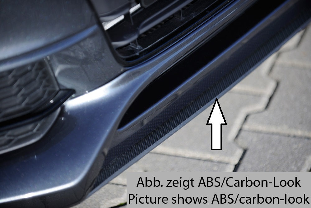 Audi A5 (B8/B81) Rieger Spoilerschwert für Spoilerlippe 55468 mittig, für Spoilerlippe, ABS, für Fzg. mit S-Line Exterieur, 
inkl. Montagezubehör, ABE