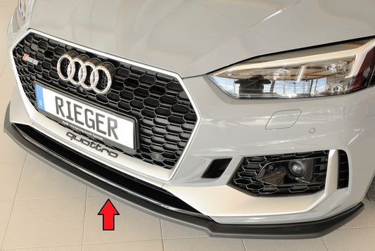 Audi RS5 (B9/F5) Rieger Spoilerschwert für orig. RS5-Frontschürze für orig. Frontschürze, ABS, 
inkl. Montagezubehör, ABE