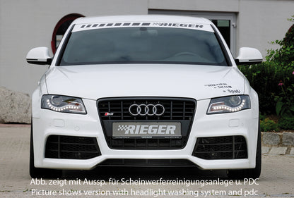 Audi A4 (B8/B81) Rieger Spoilerstoßstange  ABS, für Fzg. mit S-Line Exterieur und ohne S-Line Exterieur, 
inkl. Montagezubehör, ABE