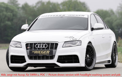 Audi A4 (B8/B81) Rieger Spoilerstoßstange  ABS, für Fzg. mit S-Line Exterieur und ohne S-Line Exterieur, 
inkl. Montagezubehör, ABE