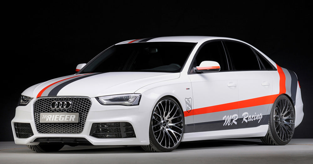 Audi A4 (B8/B81) Rieger Seitenschweller  links, ABS, für Fzg. mit S-Line Exterieur und ohne S-Line Exterieur, 
inkl. Montagezubehör, Gutachten