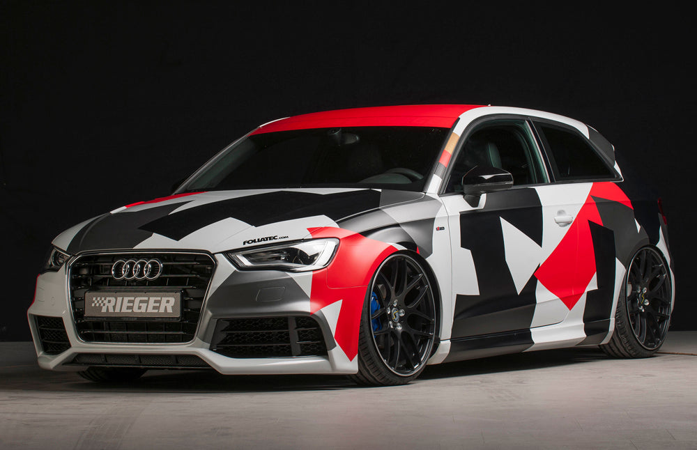Audi A3 (8V) Rieger Seitenschweller  links, ABS, für Fzg. mit S-Line Exterieur und ohne S-Line Exterieur, 
inkl. Montagezubehör, Gutachten