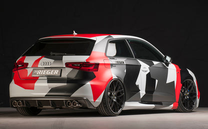 Audi A3 (8V) Rieger Seitenschweller  links, ABS, für Fzg. mit S-Line Exterieur und ohne S-Line Exterieur, 
inkl. Montagezubehör, Gutachten
