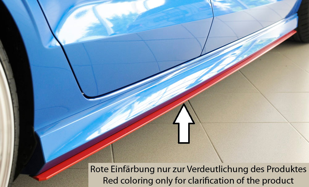 Audi A3 (8V) Rieger Seitenschwelleransatz für S-Line-Schweller / S3-/ RS3-Schweller rechts, ABS, für Fzg. mit S-Line Exterieur, 
inkl. Montagezubehör, Gutachten