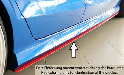 Audi A3 (8V) Rieger Seitenschwelleransatz für S-Line-Schweller / S3-/ RS3-Schweller rechts, ABS, für Fzg. mit S-Line Exterieur, 
inkl. Montagezubehör, Gutachten