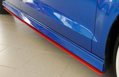 Audi A3 (8V) Rieger Seitenschwelleransatz für S-Line-Schweller / S3-/ RS3-Schweller rechts, ABS, für Fzg. mit S-Line Exterieur, 
inkl. Montagezubehör, Gutachten